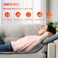 thumbnail image 4 of AMONSEE Massage Mat, Massage Chair Full Body,10 Vibration Motors & 9 Massage Modes,Back Massage for Bed,Full Body Massager for Neck, Back, Lumbar,Leg, Gifts for Women Men, 4 of 9