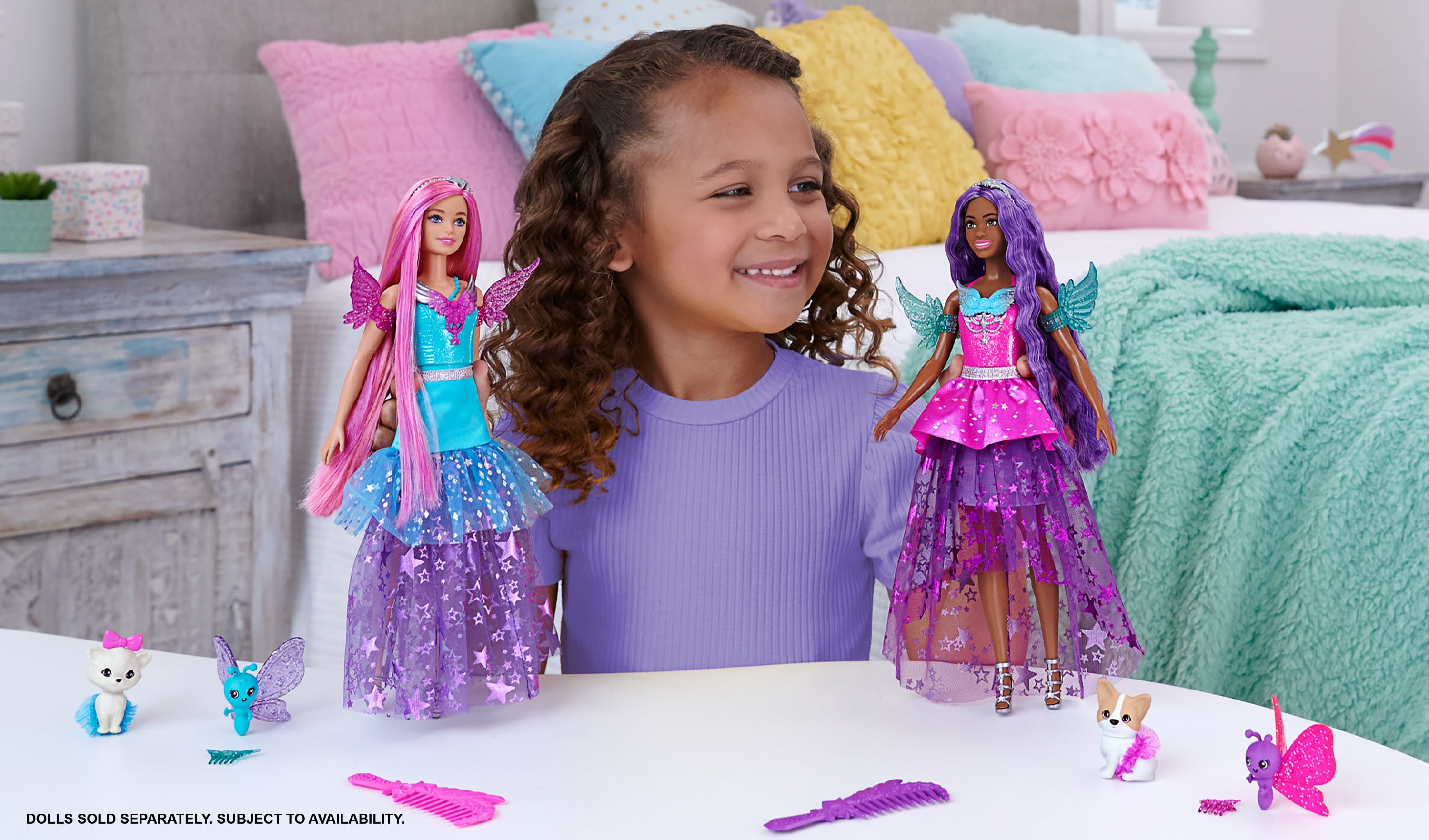 Barbie Doll with Two Fairytale Pets, Barbie “Brooklyn” From Barbie A Touch of Magic