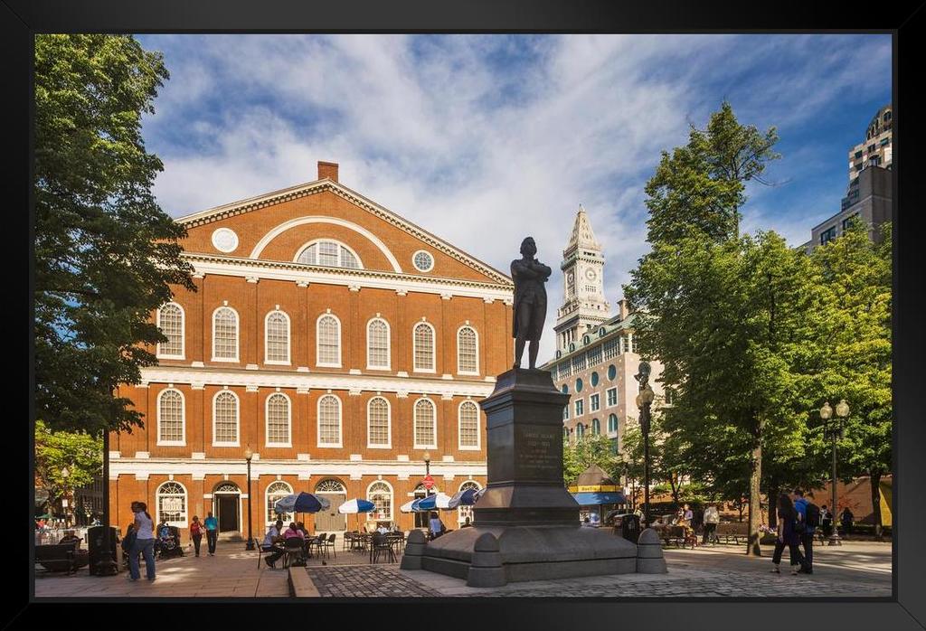 Samuel Adams Statue at Faneuil Hall Boston Photo Photograph Art Print