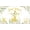 5x3FT, variant on White Gold Floral God Bless Backdrop First Holy Communion Baptism Background Christening Baptism Newborn Baby Shower Party Decorations Banner Supplies Photo Booth Props