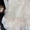 thumbnail image 6 of WMQPNNS Flower Girl Dress Sleeveless/Short Sleeve A Line Cute Summer Dress Toddler Girls Dresses for Birthday Wedding Party, Size 2-3 Years, 3-Beige, 6 of 9