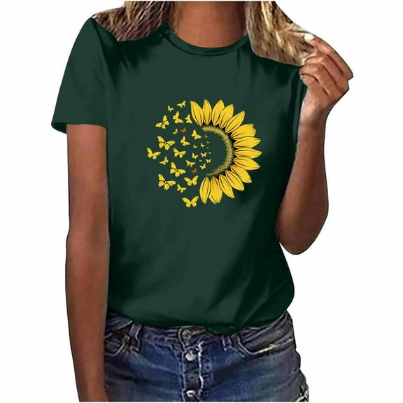 Womens Tops Dressy Casual Sexy Summer Blouses Plus Size Cotton T Shirts Loose Fit Try Before You Buy