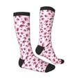thumbnail image 3 of Fotbe Lilies Flowers print Women's Men's Novelty Crew Socks Cotton Socks Knee High Socks for Walking,Running,Nurses,Pregnancy, 3 of 8