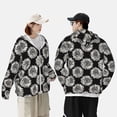 thumbnail image 5 of Picia White Sunflowers Women's Men's UPF 50+ Sun Protection Hoodie Shirt Long Sleeve SPF Fishing Outdoor UV Hiking Lightweight Shirts-X-Large, 5 of 9