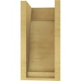 thumbnail image 4 of 7"W x 7"D x 14"H Wide Van Buren Rough Cedar Woodgrain TimberThane Corbel, Primed Tan, 4 of 6