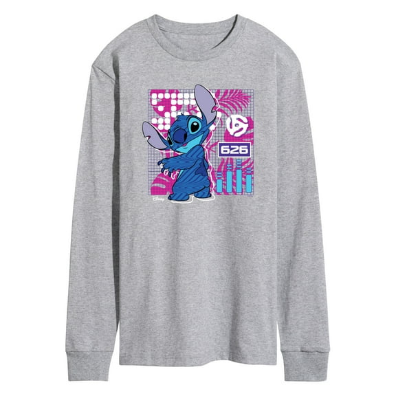 Disney - Lilo & Stitch - Stitch Grid - Men's Long Sleeve T-Shirt