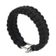 thumbnail image 1 of Pulseras de paracord de supervivencia Uxcell, pulsera de cordón de paracord multiusos, negra, 1 of 5