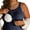 Navy, variant on Qiopertar Plus Size Ribbed Tank Tops for Women Solid Color Built-in Bra Camisoles Sleeveless Loose Fit Casual Comfy Lounge Wear, Beige XXL