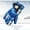 Blue, variant on Kid Girls Boys Gloves, Winter Graphic Windproof Warm Ski Gloves for Toddler Child Blue Size 3-5 T