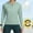 Mint Green, variant on Olyvenn Women's UPF 50+ Zip-Up Hooded Sun Protection Top, Full Zip with Watch Opening, Quick Dry Long Sleeve Shirt for Hiking, Beach, and Active Outdoor Use Mint Green S