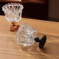 thumbnail image 3 of Embossed Crystal Glass Footed Cups, Large Capacity Luxury Goblets for Yogurt, Ice Cream, Dessert, Water, Home Use, 3 of 7