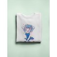 thumbnail image 3 of Anime Girl Ballerina Outfit Sweatshirt Women -Image by Shutterstock, Female 3X-Large, 3 of 4