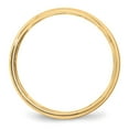 thumbnail image 2 of 14k Yellow Gold 5mm Lightweight Milgrain Half Round Wedding Band Size 12.5, 2 of 5