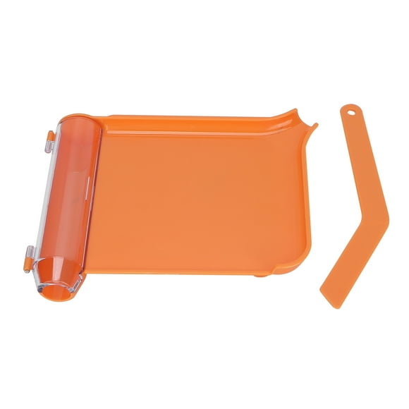 Spptty Pill Counter Tray With Lid Pill Counting Tray Orange Pills Dispenser Tray with Spatula