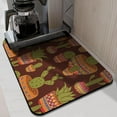 thumbnail image 4 of Desert Vintage Succulent Coffee Bar Mat Non-Slip Absorbent Kitchen Mat, Cute Kawaii Theme, 15.7 x 23.6 Inch, 4 of 5