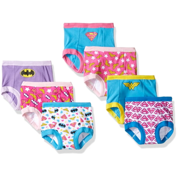 Pantalones para ir al baño de DC Comics para niños pequeños con Superman Batman