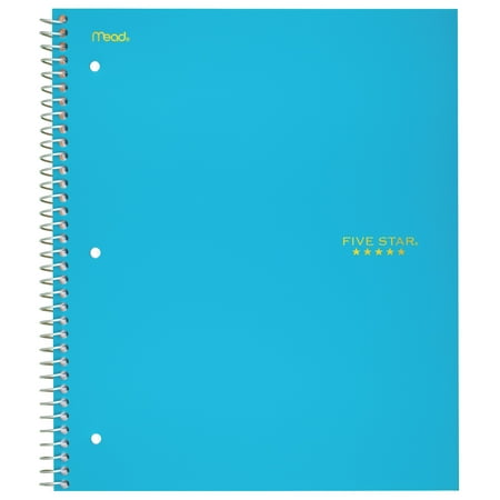 Five Star Trend Wirebound Notebook, 3 Subject, College Ruled, 11