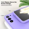thumbnail image 4 of Designed for Samsung Galaxy S23 5G Case,Slim Liquid Silicone Rubber Shockproof Phone Cover Soft Anti-Scratch Microfiber Lining Protection Case for Samsung Galaxy S23 5G 2023 (Purple), 4 of 14