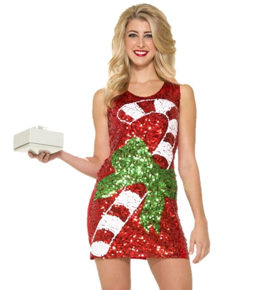 Buy > womens candy cane dress > in stock