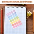 thumbnail image 3 of Masteelf 40 Sheet Self Adhesive Hole Reinforcement Stickers Loose Leaf Paper Binder Hole Protector Labels for Repair Strengthen Punch Holes, 3 of 7