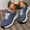 Dark Gray1, variant on Women's Low-Top Chunky Sole Denim Canvas Sneakers Slip Resistant Fashion Casual Shoes Comfortable Orthopedic Walking Shoes for Everyday Wear Gray