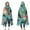 Doberman Dog Pattern, variant on Wearable Blanket,Doberman Dog Pattern with Pioneer Flower Hooded Wearable Flannel Blanket for Adults & Teens,Winter Poncho Shawl Wrap Cape Cozy Anti-Pill,60"x80"