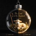 thumbnail image 7 of Light Up Transparent Christmas Ornament Ball,Little Lamb Design Hanging Bauble With Built-in LED Lights,Christmas Tree Mantel Window Decor,C, 7 of 7