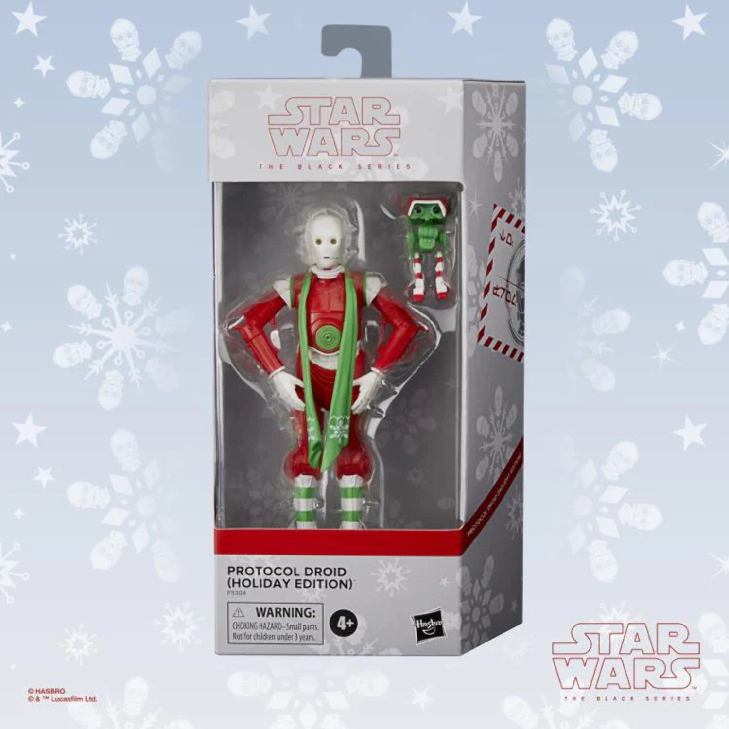 Star Wars The Black Series 6 Inch Action Figure Exclusive - Protocol Droid (Holiday Edition)