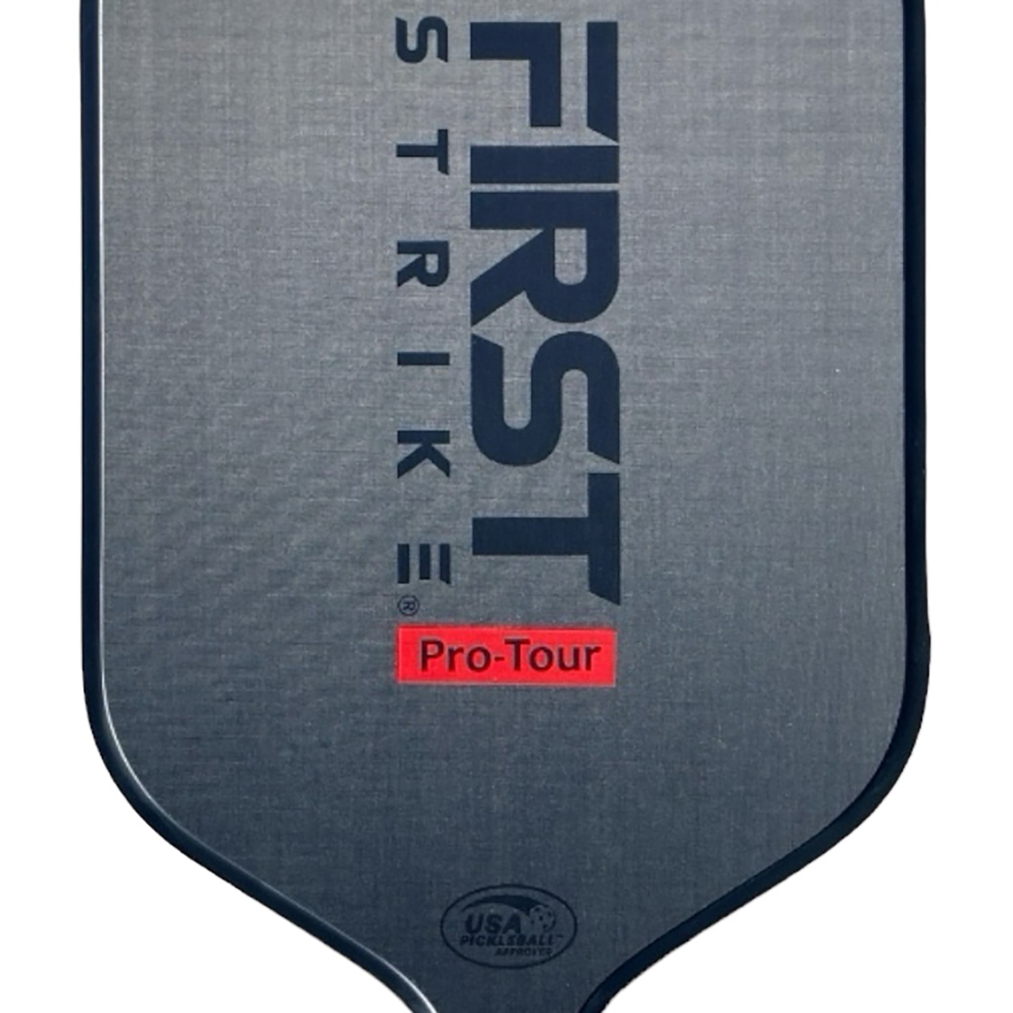 First Strike Pickleball: Pro-Tour Pickleball Paddle - Elongated, 16mm Thick Polymer Core, Carbon Fiber Surface, Advanced Edge Guard, 4 3/8" Grip, Gear