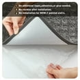 thumbnail image 3 of Pure Era Bullnose Carpet Stair Treads Cover 9" x 30" Classic Pattern Rug Indoor Non Slip Self Adhensive(Set of 14 Pieces,Gray Mini Diamond Trellis), 3 of 9