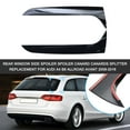 thumbnail image 3 of Rear Window Side Spoiler Spoiler Canard Canards Splitter Replacement for A4 B8 Allroad Avant 2009-2016, 3 of 7