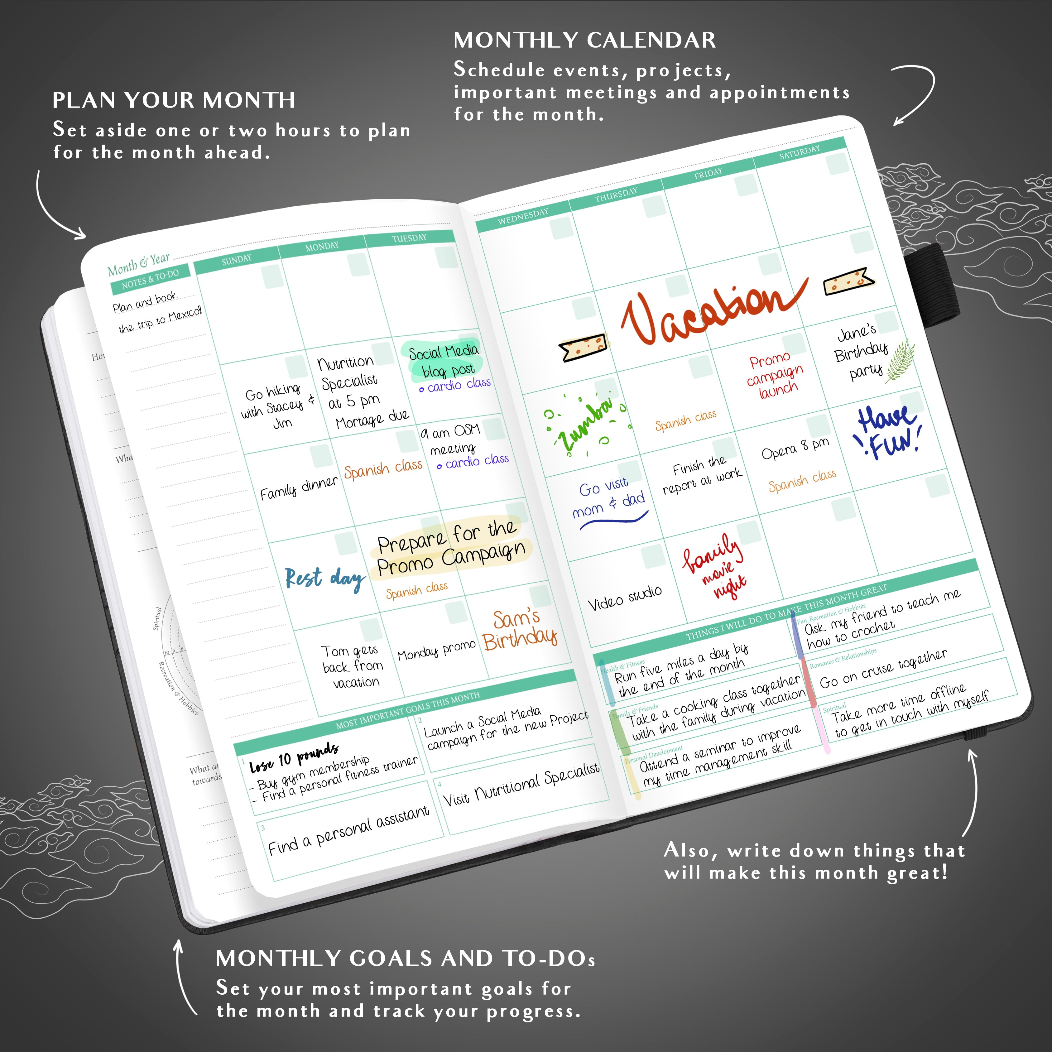 Legend Weekly Colorful Planner 2nd Edition