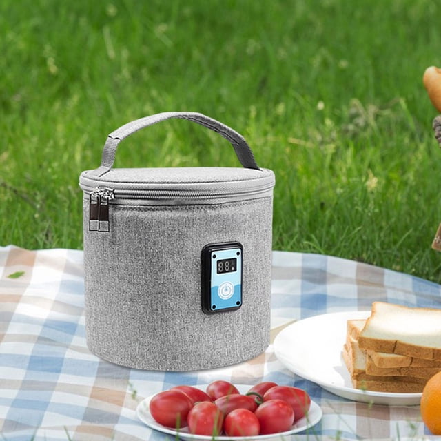 Bolsa enfriadora de leche con accesorios para bolsas de hielo conveniente con asa impermeable para bebés Gris Sharpla Estuche enfriador de leche
