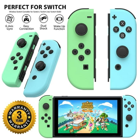 Wireless Gamepad Bluetooth Left & Right Controller For Nintendo Switch Joy-Con 1-Pair Animal Forest