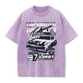 thumbnail image 3 of IWRICH Graphic Printed Oversize T Shirts for Men Baggy Basic Short Sleeve Tees Casual Trendy Acid Wash Tees Purple XL, 3 of 3