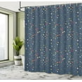 thumbnail image 4 of Ambesonne Stars Shower Curtain, Night Sky Constellation Motif, 69"Wx75"L, Grey Teal and Multicolor, 4 of 4
