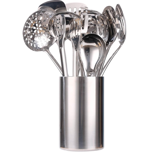 Juego de utensilios de cocina Standcn de acero inoxidable 18/10, 12 piezas