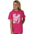 thumbnail image 3 of Betty Breast Cancer Get Your Pink On Women Plus Size Graphic Tee Tees Brisco Brands 2X, 3 of 5