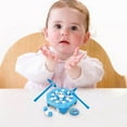 thumbnail image 4 of Sky Blue Penguin Save Ice Breaker Board Game Trap Toy Educational Family Play Skill Development For Kids Interactive Fun Ages 4 8 Blue Theme, 4 of 9