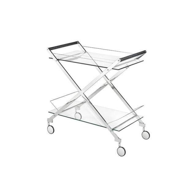 Home Gear Panier à Barres en Acier Inoxydable Otis en Argent