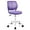 Purple, variant on Wubio Desk Chair for Teen, Kids Armless Swivel Small Cute Low-Back Mesh Office Chair Comfy with Adjustable Height, Lumbar Support, Ergonomic Computer Study Chair in Home Bedroom School, Purple