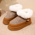 thumbnail image 6 of Lenago Women's Bootie Fluffy Snow Shoes House Slippers Warm Faux Suede Platform with Soft Comfortable Foam Cozy House Slipper for Winter Indoor & Outdoor Boots, 6 of 9