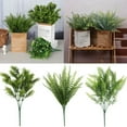 thumbnail image 3 of 7 Fork Imitation Green Leaf Plastic Wedding Supplies Artificial Plants Fake Plant Artificial Flower Simulation Aquatic Plants 07, 3 of 8
