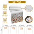 thumbnail image 5 of ERUNPONLY Maple Leaf Fall Table Runner - 72 Inch Long Thanksgiving Autumn Botanical Watercolor Cotton and Linen Blended Dress Scarves Farmhouse Table Runner for Kitchen Dining, Coffee Table, 14"x72", 5 of 8