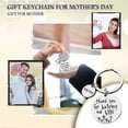 thumbnail image 1 of Fiudx Ofertas relámpago del día Llavero regalo hija Llavero mamá Llavero hija Día de la madre, 1 of 7