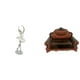 thumbnail image 1 of Escultura De Figura De Bailarina Elegante Con Sofá En Miniatura. Modelo De Silla/sillón. Adorno De Arte Moderno Y Creativo Para Dormitorio, Oficina, Chimenea, Entrada, Micro Paisaje., 1 of 8