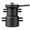 Black, variant on Caannasweis 8 Pieces Ceramic Cookware Sets Non‑Stick Stackable Multi‑Purpose Stock Pots & Saucepan Stay‑Cool Handles