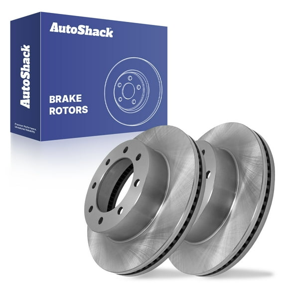 AutoShack Front Brake Rotors for Ford, F-250 Super Duty 2012-2025 F-350 Super Duty 2012-2025, 4WD V8 6.2L 6.7L 6.8L 7.3L - 14.29" (363 mm), 8-Lug