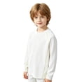 thumbnail image 4 of Bigetiay Girls Boys Fall Clothes Kids Crew Neck Long Sleeve Shirts Breathable Lightweight Basic Tee for Casual, Size 8-9 Years, 4 of 4