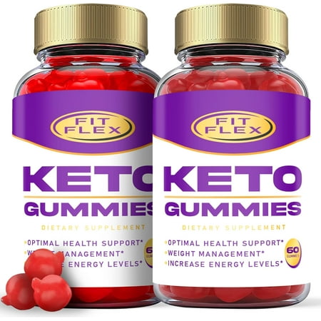 (2 Pack) Fit Flex Keto ACV Gummies - Apple Cider Vinegar Supplement for Weight Loss - Energy & Focus Boosting Dietary Supplements for Weight Management & Metabolism - Fat Burn - 120 Gummies